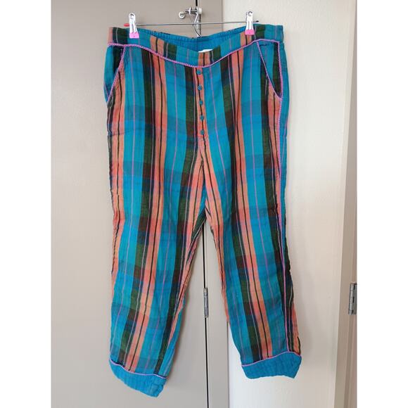 Sundance Other - Sundance Truly Tartan Plaid Flannel Pajama Pants boho 90s vintage style vibrant